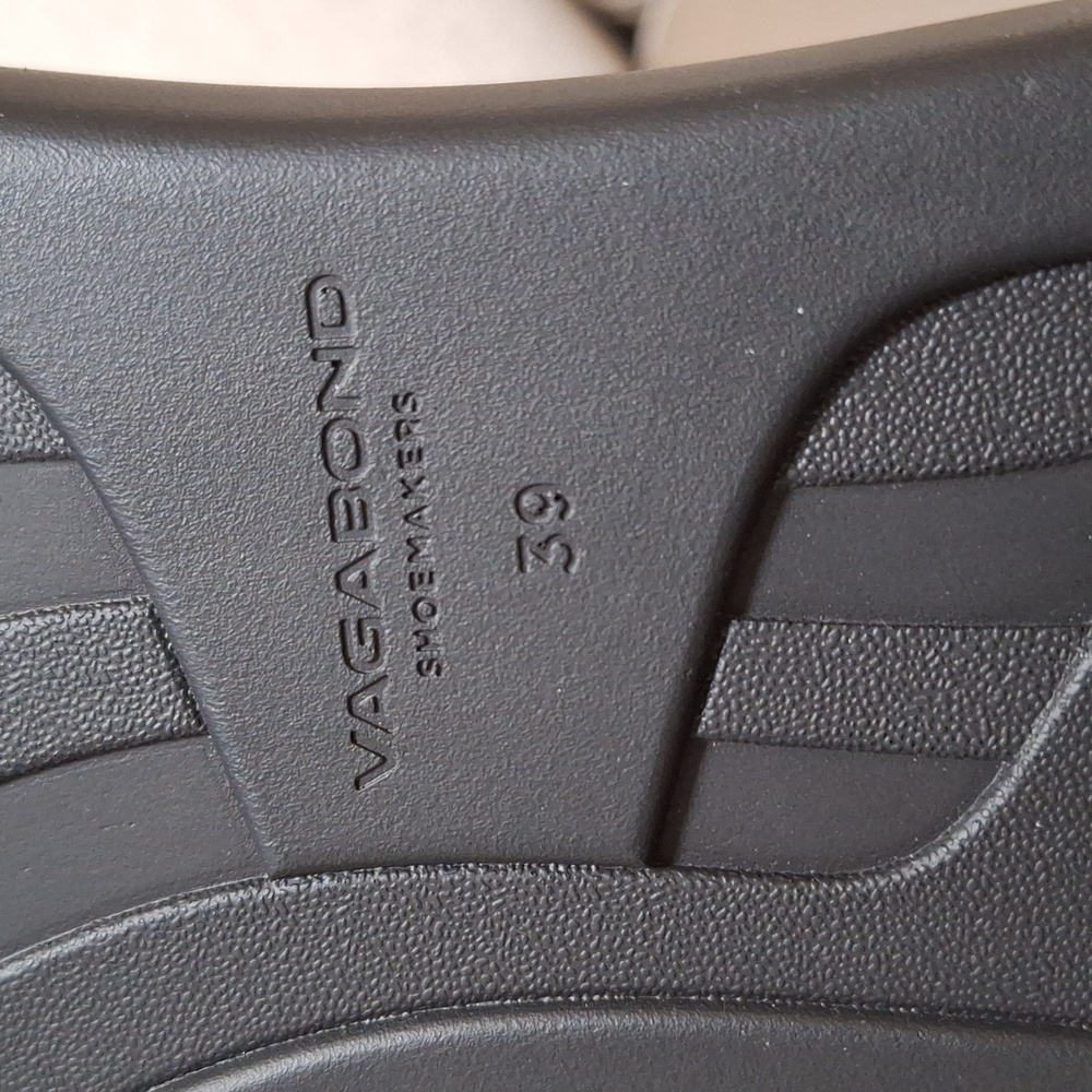 Black Leather Slides - Picture 5 of 8